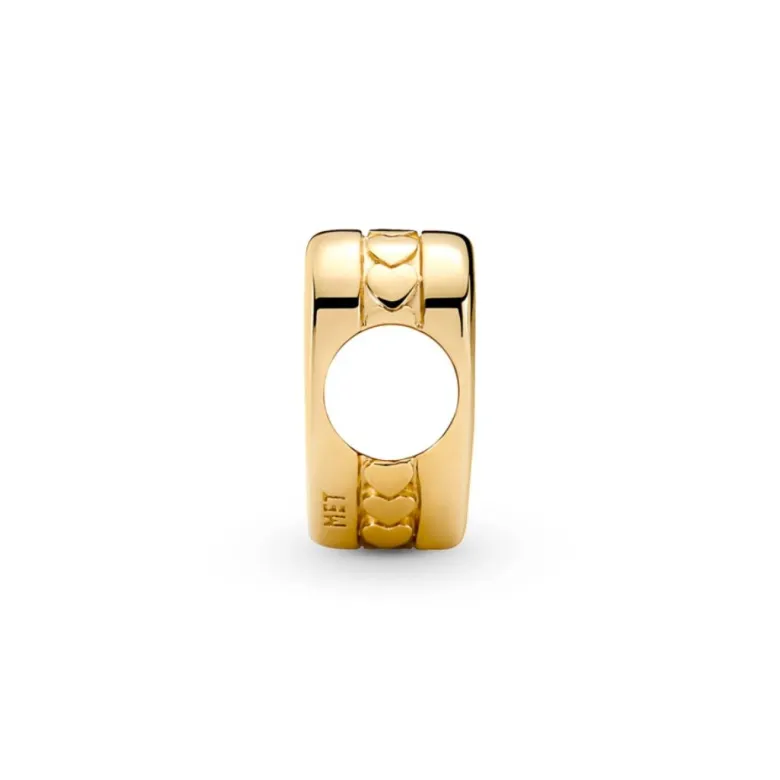 Pandora Moments Engravable Heart hela, keltakullattu, 762015C00