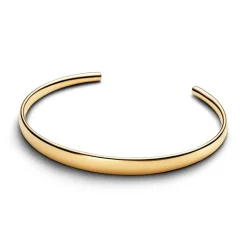 Pandora Moments Engravable Open Bangle rannekoru, keltakullattu, 564754C01