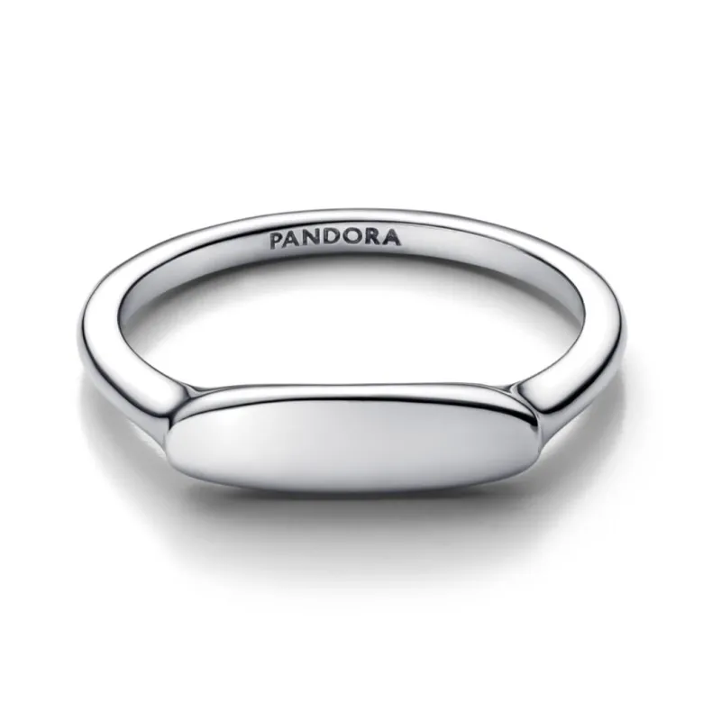 Pandora Moments Engravable sormus, hopea, 193986C00