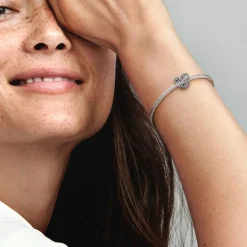 Pandora Moments Family Heart hela, hopea, 798571C00