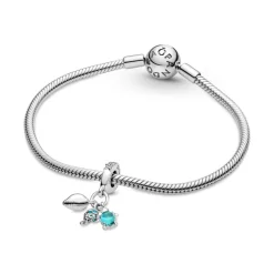 Pandora Moments Fish, Sea Turtle & Conch Triple hela, hopea, 791697C01