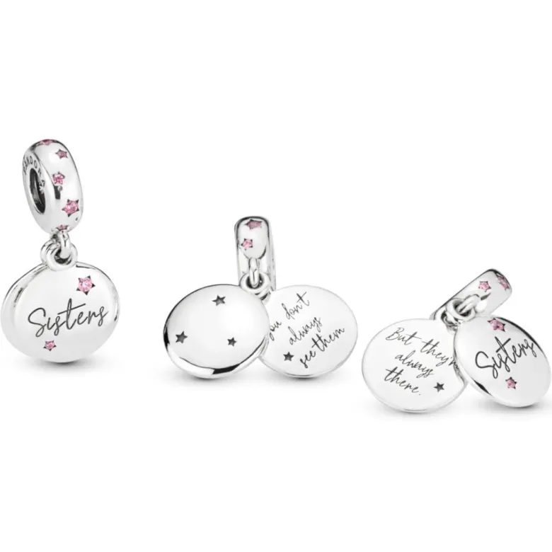 Pandora Moments Forever Sisters hela, hopea, 798012FPC