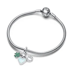 Pandora Moments Four Leaf Clover, Heart and Horseshoe Triple hela, hopea, 792755C01