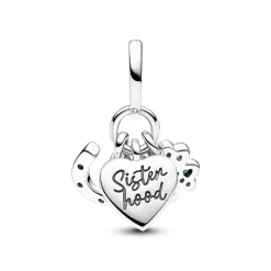 Pandora Moments Four Leaf Clover, Heart and Horseshoe Triple hela, hopea, 792755C01