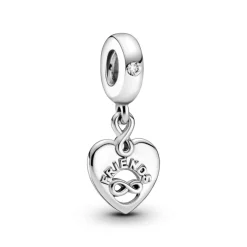 Pandora Moments Friends Forever Heart hela, hopea, 799294C01