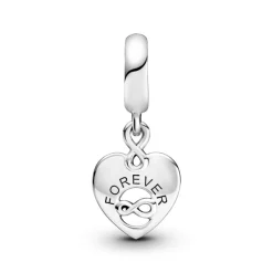 Pandora Moments Friends Forever Heart hela, hopea, 799294C01