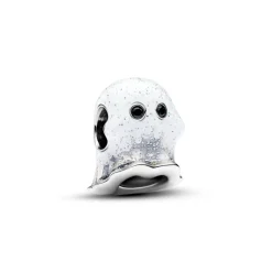 Pandora Moments Glow-in-the-dark Boo Ghost hela, hopea, 793404C01