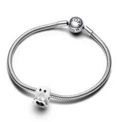Pandora Moments Glow-in-the-dark Boo Ghost hela, hopea, 793404C01