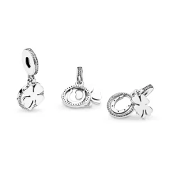 Pandora Moments Good Luck Charms hela, hopea, 792089CZ
