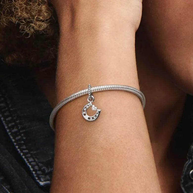 Pandora Moments Good Luck Horseshoe hela, hopea, 799157C01
