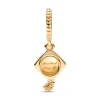 Pandora Moments Graduation Cap Dangle hela, keltakullattu, 761892C00