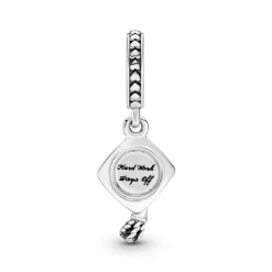 Pandora Moments Graduation Cap Dangle hela, hopea, 791892