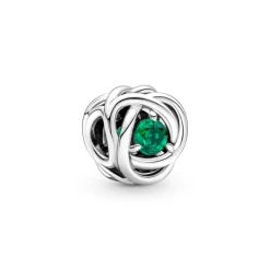Pandora Moments Green Eternity Circle hela, hopea, 790065C08
