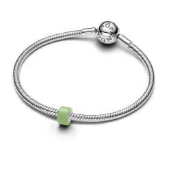 Pandora Moments Green Murano Glass Mini hela, hopea, 794773C02