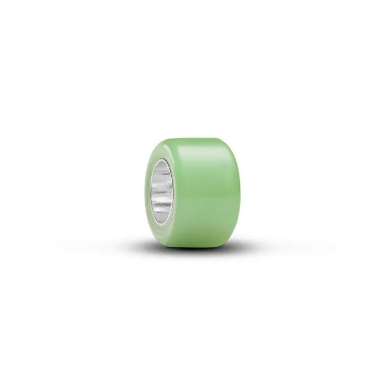 Pandora Moments Green Murano Glass Mini hela, hopea, 794773C02