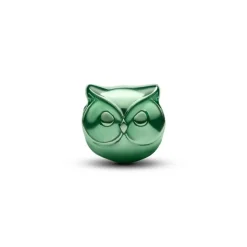 Pandora Moments Green Owl Mini hela, hopea, 794900C01