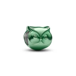 Pandora Moments Green Owl Mini hela, hopea, 794900C01