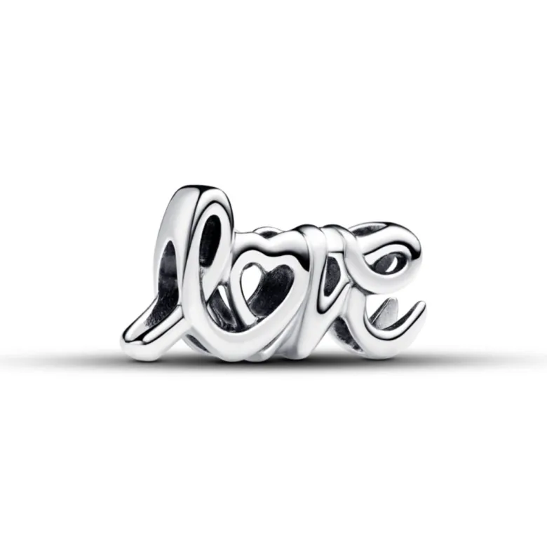Pandora Moments Handwritten Love hela, hopea, 793055C00