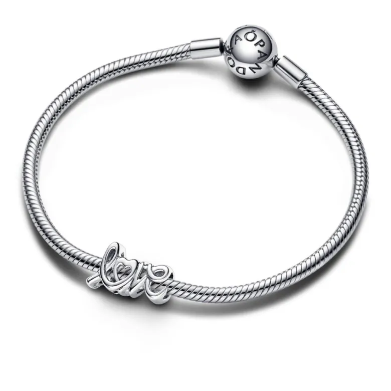 Pandora Moments Handwritten Love hela, hopea, 793055C00