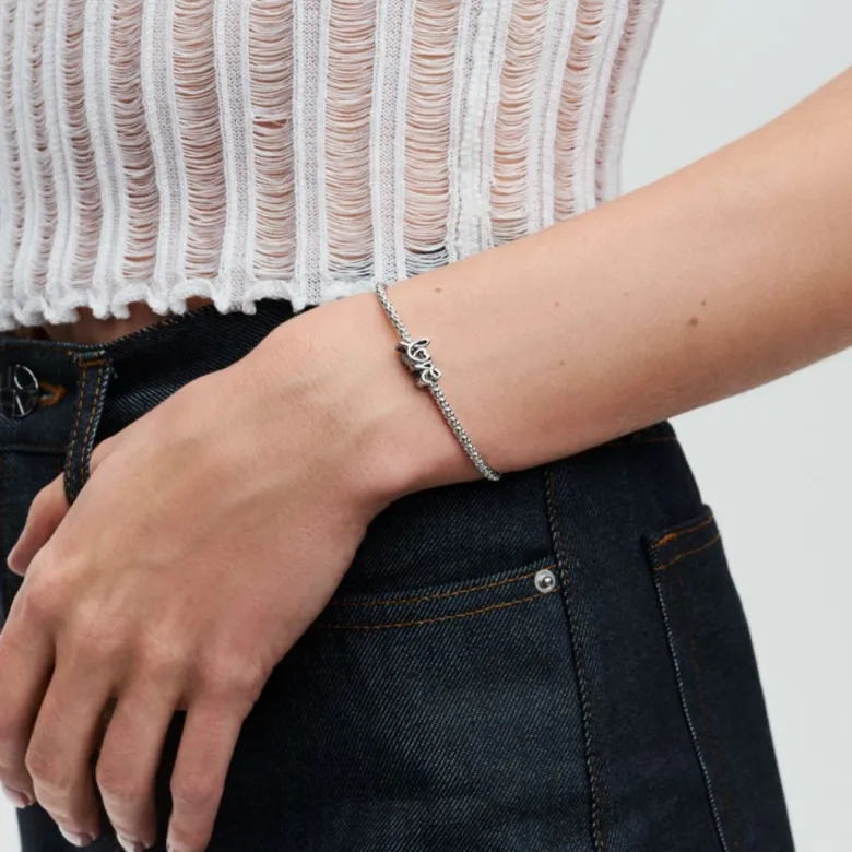 Pandora Moments Handwritten Love hela, hopea, 793055C00