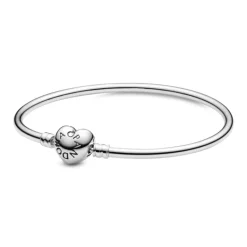 Pandora Moments Heart Clasp rannerengas, hopea, 596268
