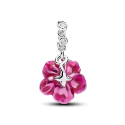 Pandora Moments Hibiscus hela, hopeaa, 794698C01
