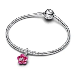 Pandora Moments Hibiscus hela, hopeaa, 794698C01