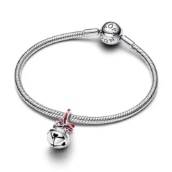 Pandora Moments Holiday Bell hela, hopea, 794246C01