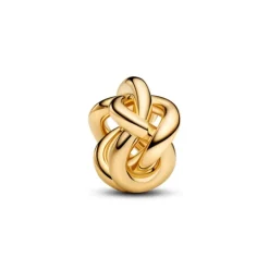 Pandora Moments Infinity Knot hela, keltakullattu, 763755C00