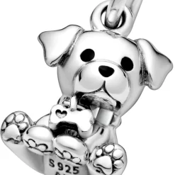 Pandora Moments Labrador Puppy Dog hela, hopea, 798009EN16