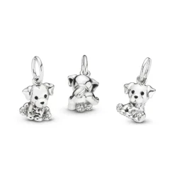 Pandora Moments Labrador Puppy Dog hela, hopea, 798009EN16