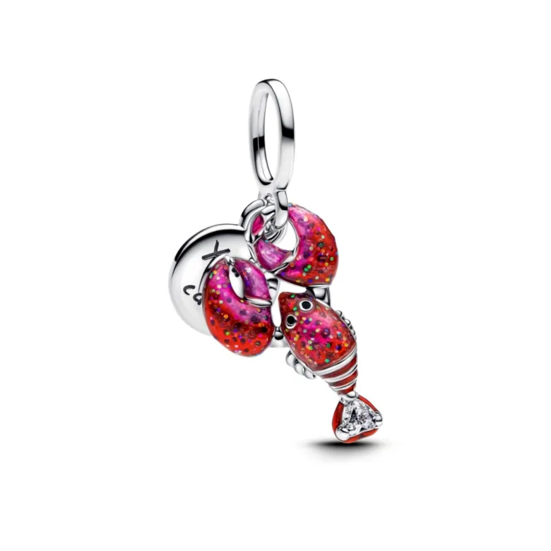 Pandora Moments Lobster Dangle hela, hopea, 793676C01