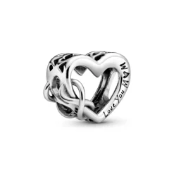 Pandora Moments Love You Mom Infinity Heart hela, hopea, 798825C00