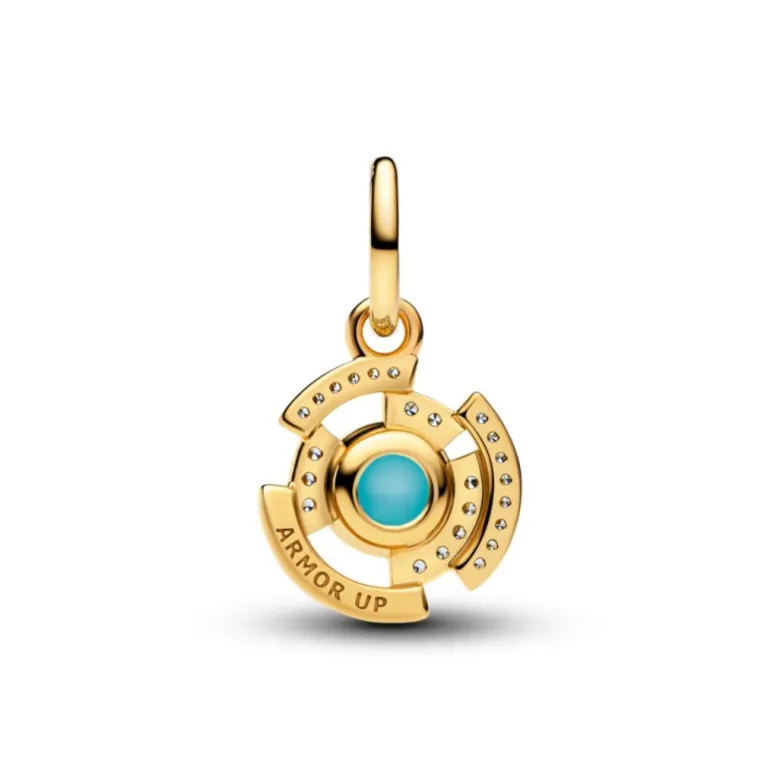 Pandora Moments Marvel Iron Man Arc Reactor hela, keltakullattu, 764216C01