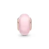 Pandora Moments Matte Pink Murano Glass hela, ruusukullattu, 789421C00