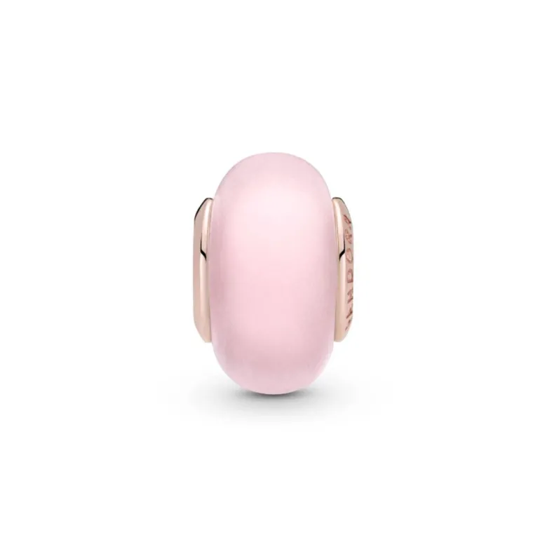 Pandora Moments Matte Pink Murano Glass hela, ruusukullattu, 789421C00
