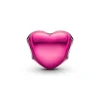 Pandora Moments Metallic Pink Heart hela, hopea, 793337C03