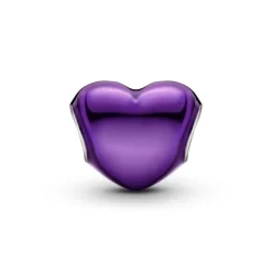 Pandora Moments Metallic Purple Heart hela, hopea, 793337C01