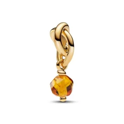Pandora Moments November Honey Eternity Circle hela, keltakullattu, 763462C11
