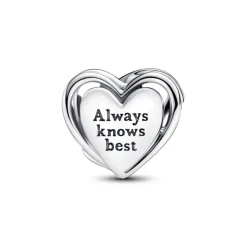 Pandora Moments Openwork Mom & Heart hela, hopea, 793233C01