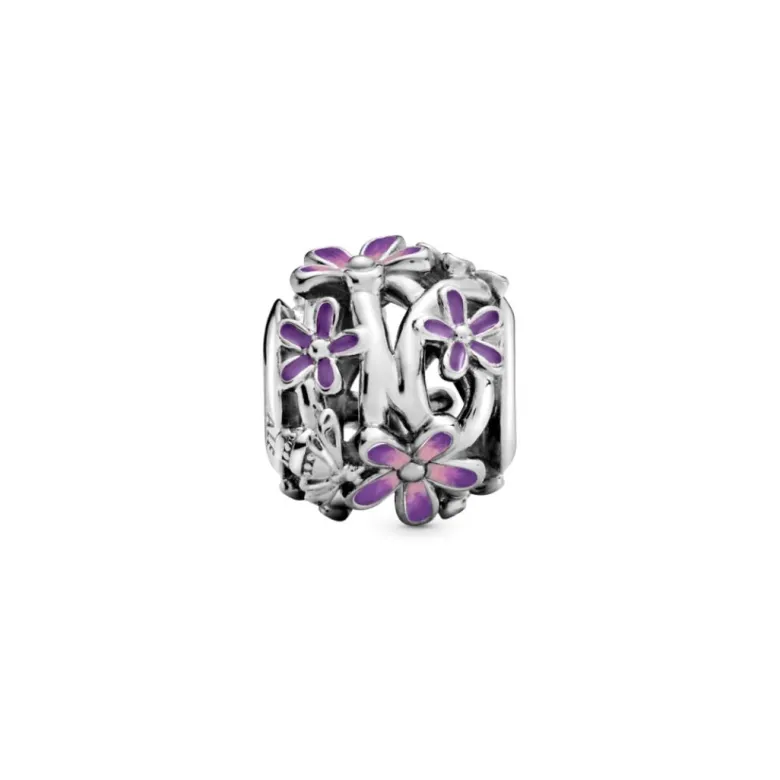 Pandora Moments Openwork Purple Daisy hela, hopea, 798772C02