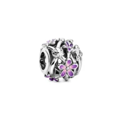 Pandora Moments Openwork Purple Daisy hela, hopea, 798772C02