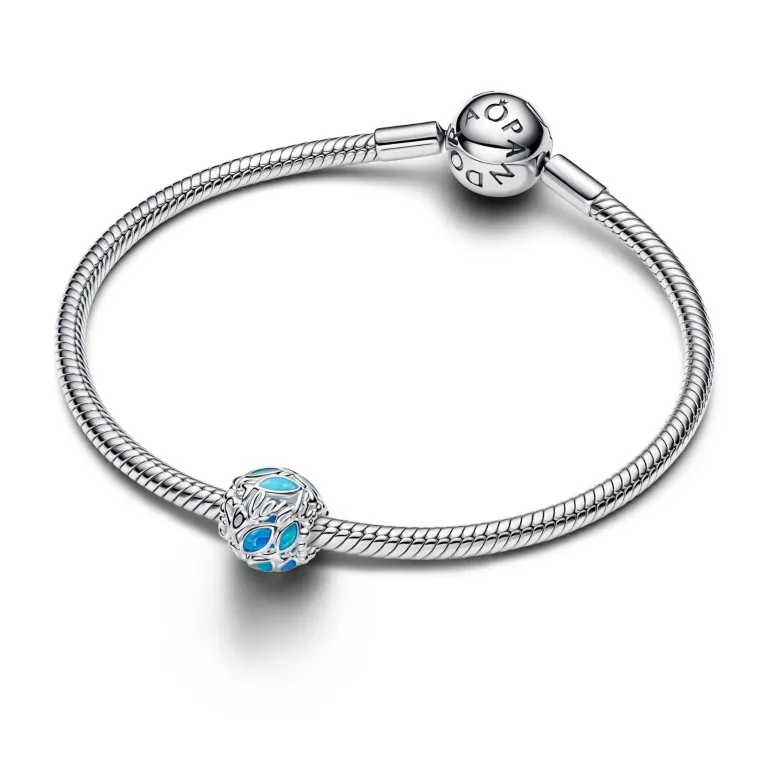 Pandora Moments Openwork Swimming Fish hela, hopeaa, 794699C01