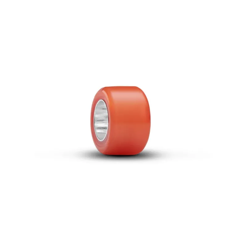 Pandora Moments Orange Murano Glass Mini hela, hopea, 794773C04