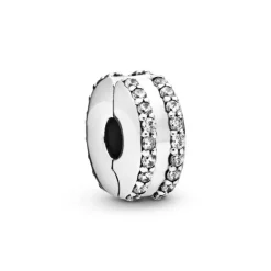 Pandora Moments Pave lukkopala, hopea, 798422C01