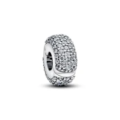 Pandora Moments Pavé lukkopala, hopea, 794032C01