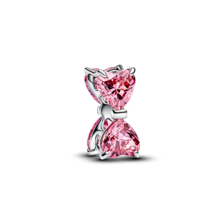 Pandora Moments Pink Bow hela, hopea, 794253C01