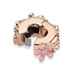 Pandora Moments Pink Daisy Spacer lukkopala, ruusukullattu, 788809C01