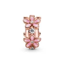 Pandora Moments Pink Daisy Spacer lukkopala, ruusukullattu, 788809C01