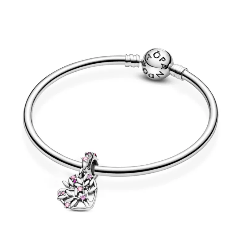 Pandora Moments Pink Heart Family Tree hela, hopea, 799153C01